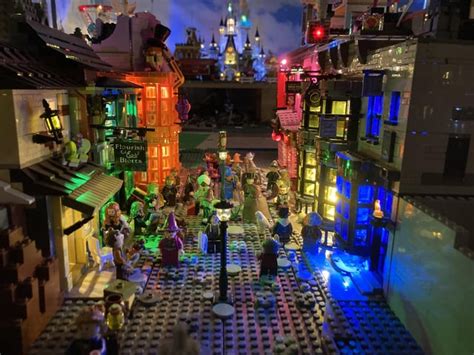 My Lego City at night : r/lego