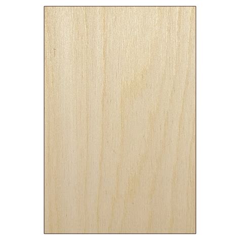 Rectangle Solid Wood Shape Unfinished Piece Cutout Craft Diy Projects