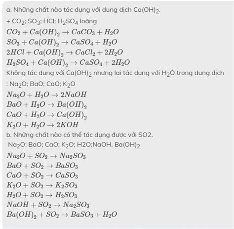 bao nhieu cap chat phan ung voi nhau tu cac chat sau cuonao ho