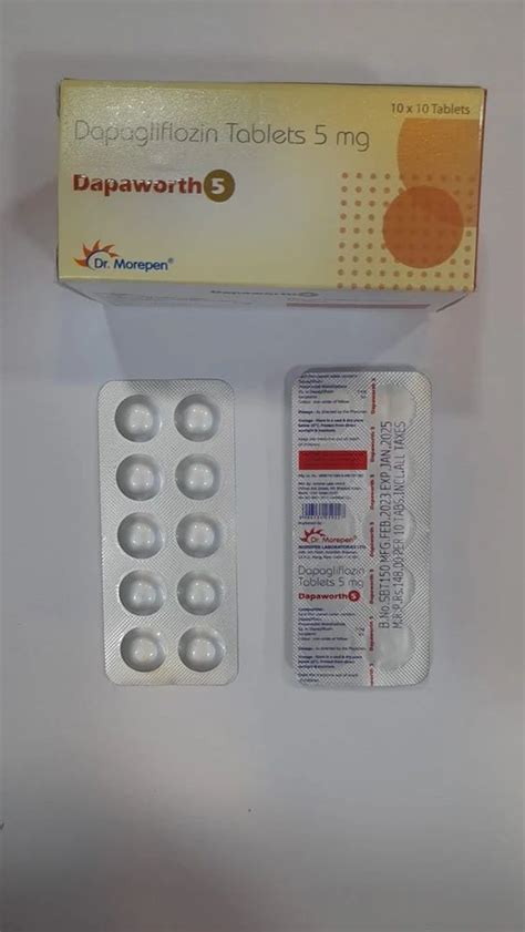 Dapagliflozin Mg Tablet Packaging Size At Rs Strip Of