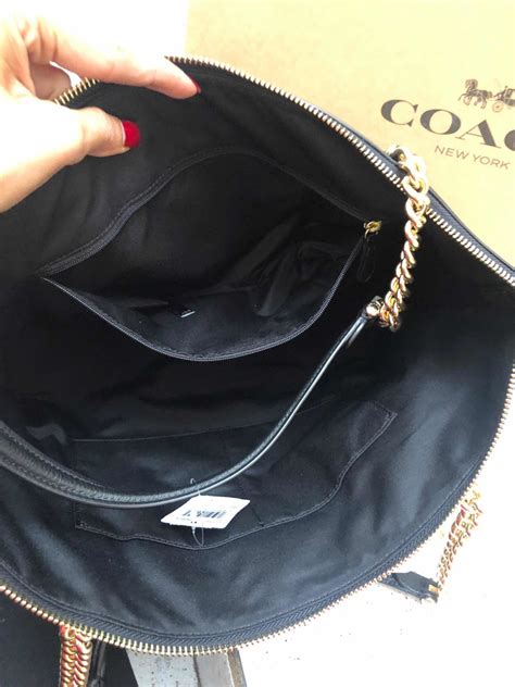 Bolsa Coach 100 Original Negra Piel Grande Tote 3 250 00 En