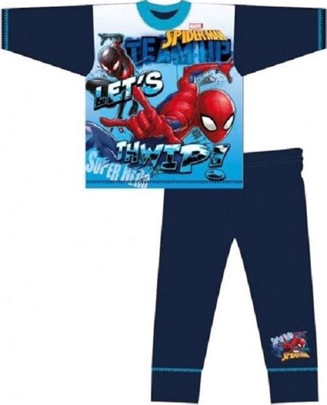 Spider Man Pyjama Maat Spiderman Blauw Bol