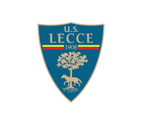 Lecce Club Symbol Logo Serie A Football Calcio Italy Abstract Design ...