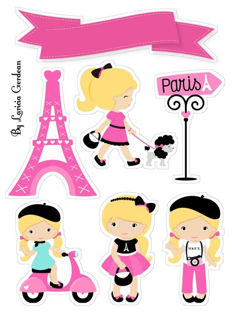 The Paper Dolls Are All Dressed Up In Pink And Black For Their Paris