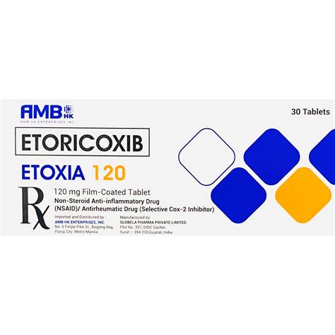 Etoxia Etoricoxib Mg Film Coated Tablet S Price In The