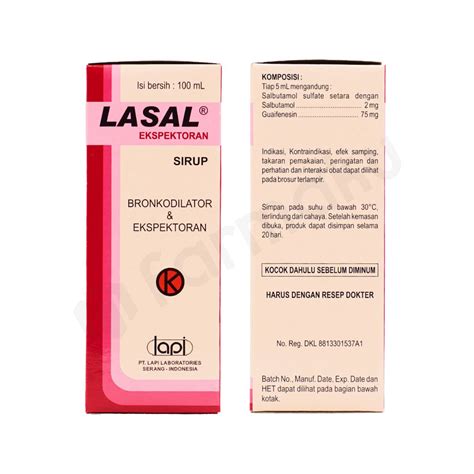 Lasal Expectorant Sirup Ml Farmaku