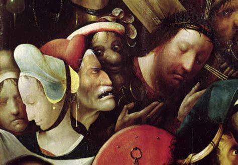 Bosch Kreuztragung Detail Von Christus Heiligen Veronika Kunstdruck