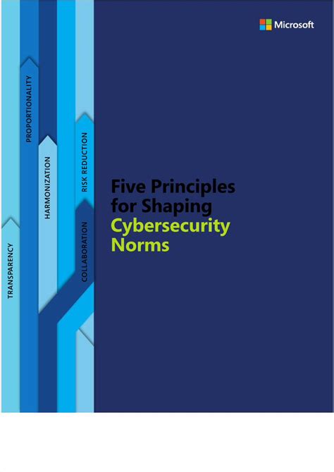 Pdf Five Principles For Shaping Cybersecurity Norms Dokumen Tips