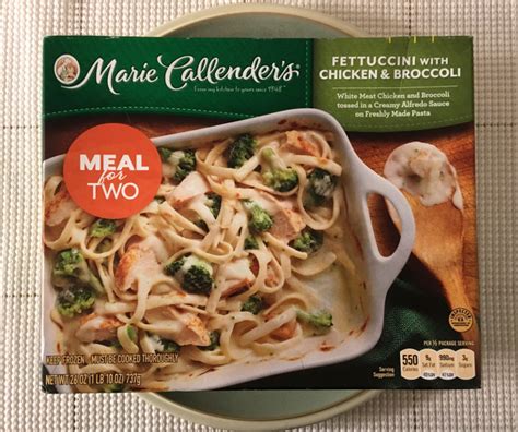 Marie Callender S Fettuccini With Chicken Broccoli Meal For Two