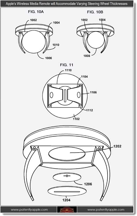 Apple introduces the Steering Wheel Remote Control - Patently Apple