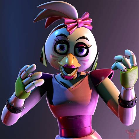 Fnaf Blender Glamrock Chica By Mikol1987 On Deviantart Fnaf Good