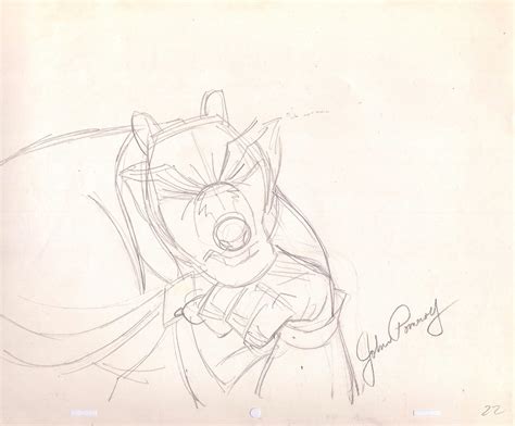 "The Secret of NIMH" Original Animation Drawing — John Pomeroy