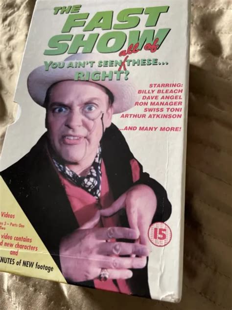 Vhs Video Tapes The Fast Show Bbc Comedy Collectable Series 3 1