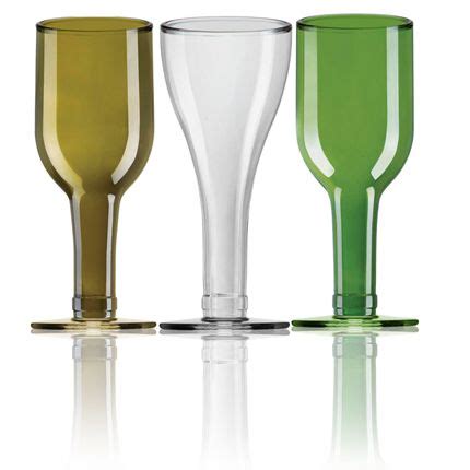 Vasos Y Copas Con Botellas De Vidrio De Sanserif Creatius Glassware