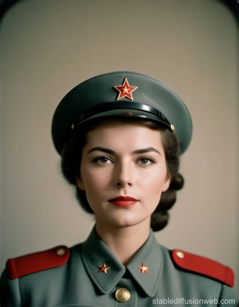 Cinematic Soviet Revolutionary Portrait | Stable Diffusion Online