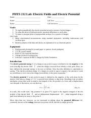 03 Electric Fields And Electric Potential FA21 Notemplate Docx PHYS