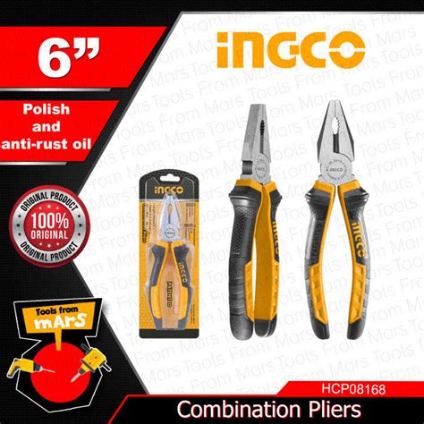 Ingco Combination Pliers Hcp Tools From Mars Iht Lazada Ph