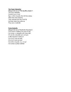 Butterfly Song Lyrics - Aloha Theatre