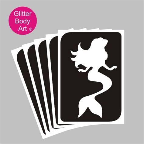 Mermaid 459 Pack Of 5 Or 25 Temporary Tattoo Store