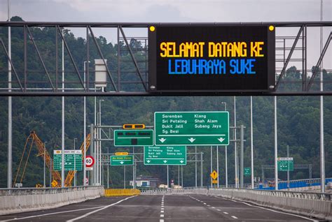 Lebuhraya Suke Fasa Dibuka Bermula Tengah Malam Ini Tol Percuma