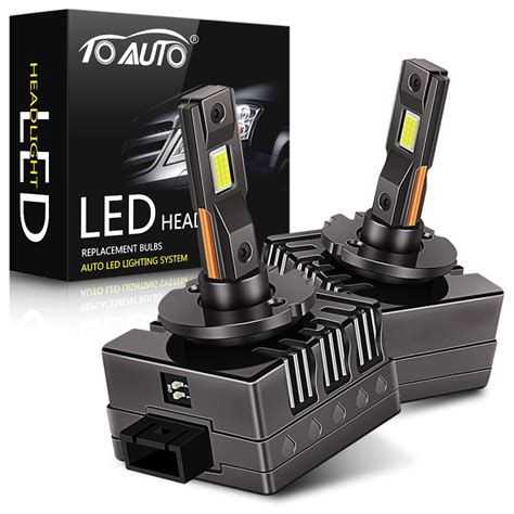 Toauto D1s D2s D3s D4s D8s Led Headlights Hid D1r D2r D3r D4r D8r Bulbs