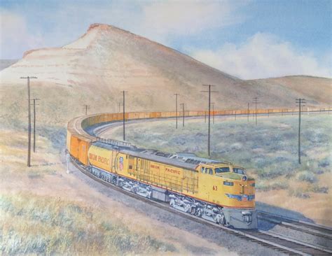 Western Trains Christian Oldham Art