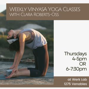 Clara Roberts Oss Vinyasa Yoga Teacher Online Yoga Classes