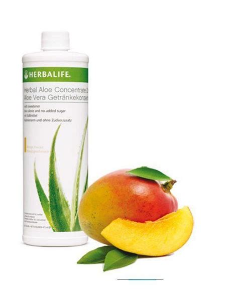 Herbalife Aloe Tea Shake Kit Formula 1 Aloe Concentrate Mango Herbal Tea