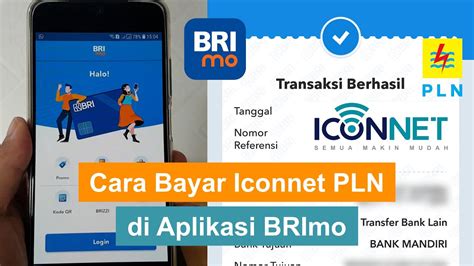 Cara Bayar Tagihan Internet Iconnet PLN Di BRImo YouTube