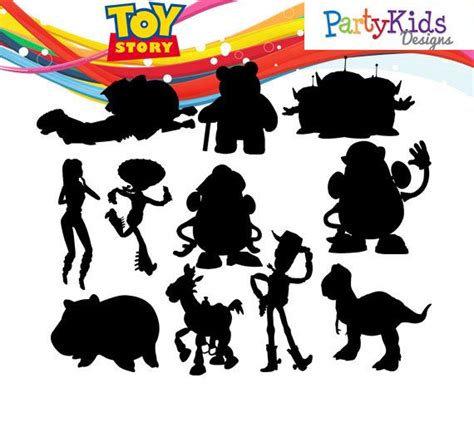 Toy Story Silhouette SVG