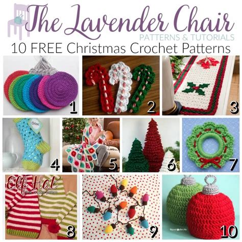 Christmas Crochet Patterns Ii The Lavender Chair