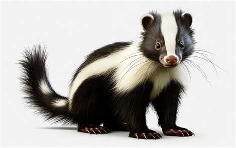 Premium Ai Image Skunk On A Transparent Background