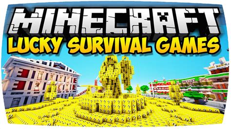 MINECRAFT LUCKY BLOCKS SURVIVAL GAMES 7 MAP Minecraft Lucky Block