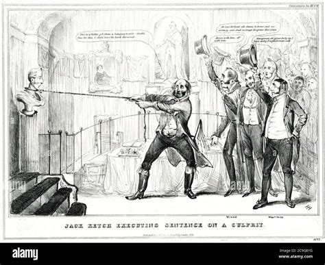 Jack Ketch executing sentence on a culprit. (BM 1868,0808.9459 Stock Photo - Alamy