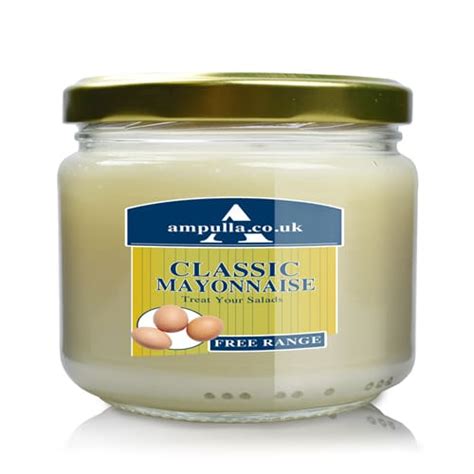 Ml Squat Glass Mayonnaise Jar With Lid Ampulla Ltd