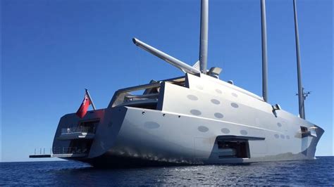 Sy A The Largest And Most Expensive Sailing Yacht Youtube