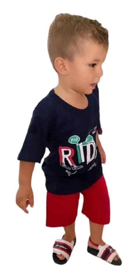 Kit Lote 4 Conjuntos Roupa Infantil Menino Masculino Atacado Mercado