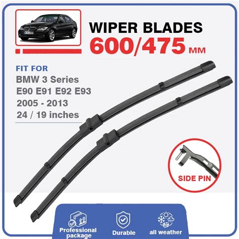 Front Car Windscreen Rubber Windshield Wiper Blades For Bmw 3 Series