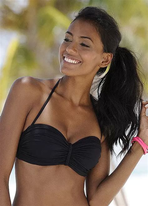 Black Underwired Bandeau Bikini Top By Buffalo By Lascana Swimwear