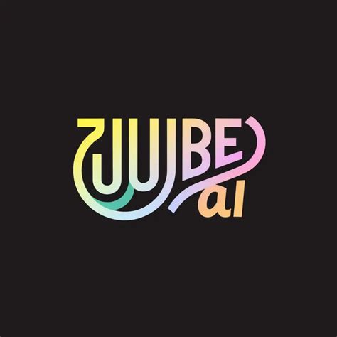 Logo Design For Jujuba Ai Futuristic Fusion Of Brand Name And Ai