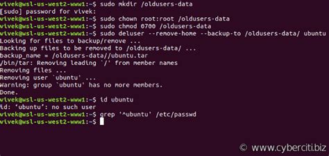 How To Delete A User Account On Ubuntu Linux Nixcraft