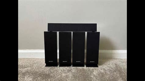 Sony SS TSB101 And SS CTB101 Home Theater Surround Speakers YouTube