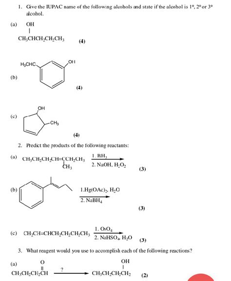 Solved 1 Draw The Structure Corresponding To The Following Chegg