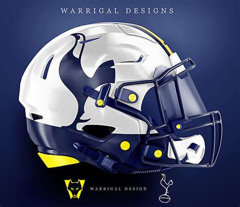 Tottenham Hotspur NFL helmet concept