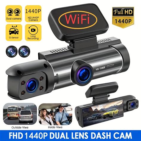 P Hd Wifi Dash Cam F R Auto Dvr Kamera Video Recorder Auto