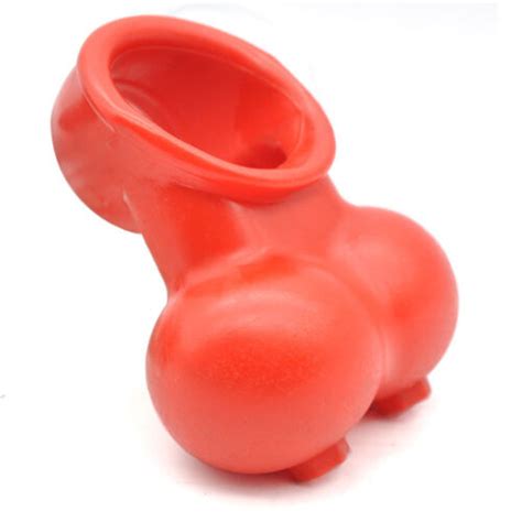 Silicone Male Scrotum Ring Squeeze Stretcher Enhancer Delay Chastity