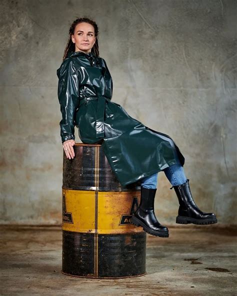 Rainwear From Sweden On Instagram Marina In Shiny Green Limited