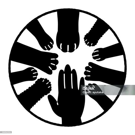 Animals And Human Cooperation Design Stock Illustration - Download ...