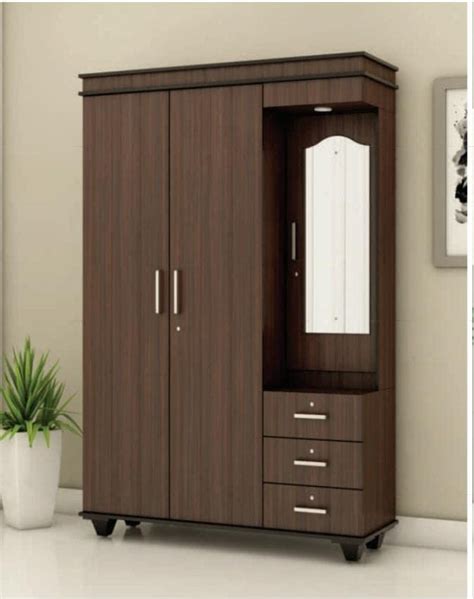 Thiruvonam Agencies Door Wooden Wardrobe Engineered Wood Dressing