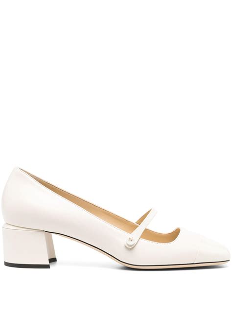 Jimmy Choo Elisa 45mm Pumps In Natural Lyst